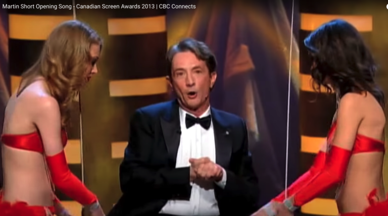Bill Fulton arrangement of Fly Me To The Moon featured in Canadian Screen Awards with Martin Short