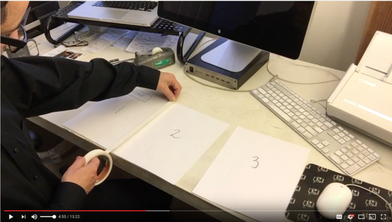 Musical instrument and vocal part taping tutorial