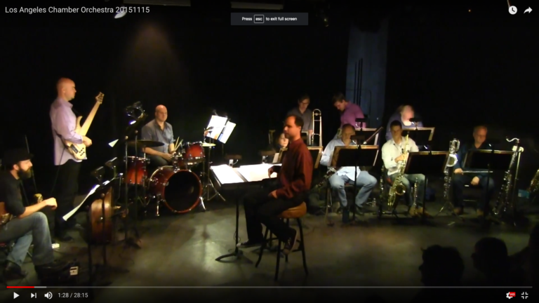 Bill Fulton Compositions and Arrangements with Los Angeles Jazz Chamber Orchestra 20151115