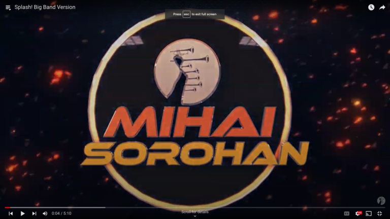 Splash! composed by Mihai Sorohan, originally appeared on “Watercolors” ep in 2015