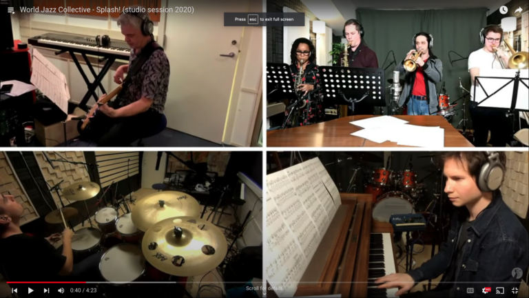World Jazz Collective – Splash! by Mihai Sorohan studio session 2020