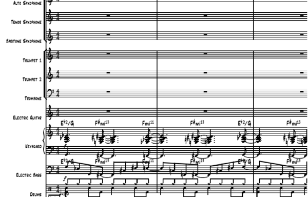 Somewhere in September little big band (6 horns) arrangement by Bill Fulton