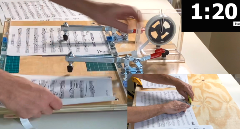 Introducing a Revolutionary Device for Effortless Music Part Preparation