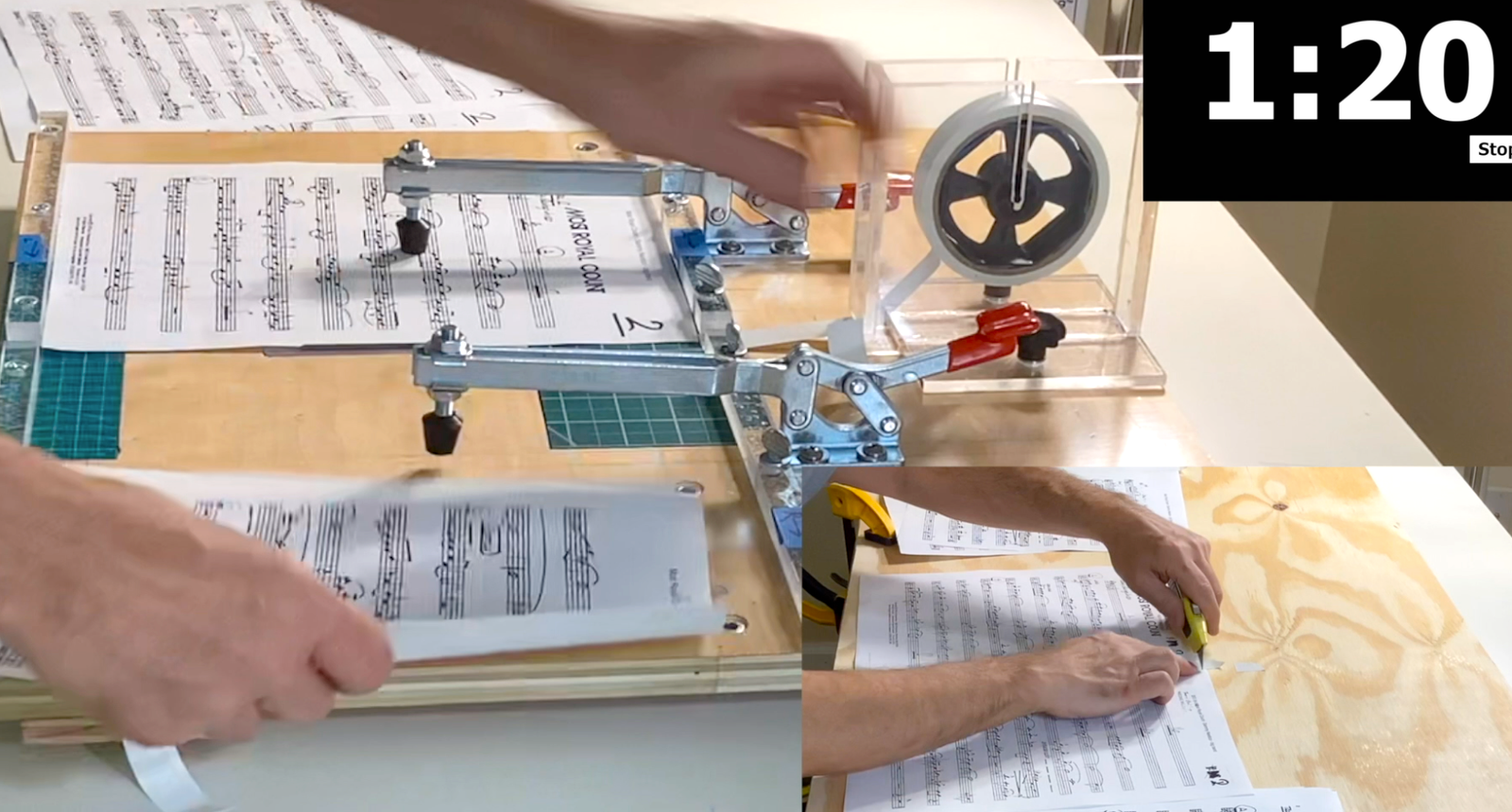 Introducing a Revolutionary Device for Effortless Music Part Preparation