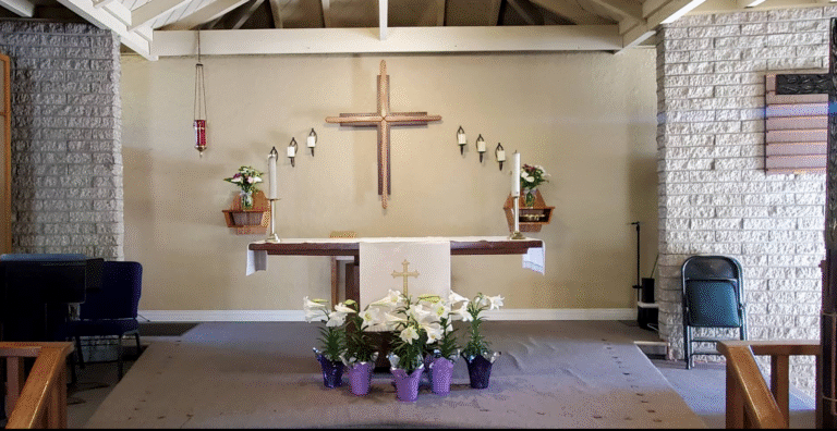Bill Fulton on Piano at Peace Lutheran Church ELCA Service