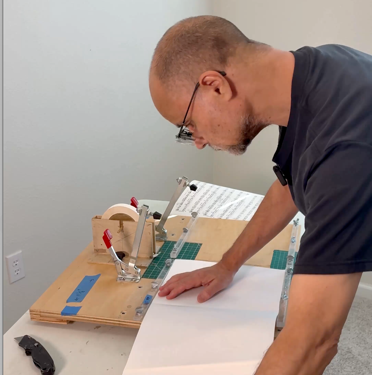 Revolutionizing Music Prep: The Bill Fulton Custom Sheet Music Taping Machine