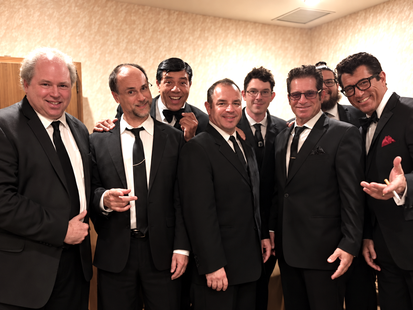 martin and lewis tribute show group photo