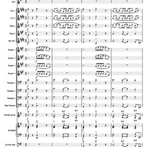 Ziggy Stardust (David Bowie) big band with vocal arrangement by Bill Fulton