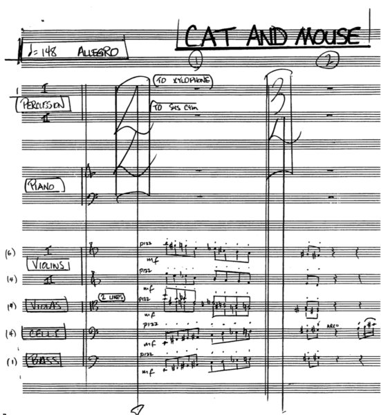 Cat And Mouse for orchestra by Bill Fulton