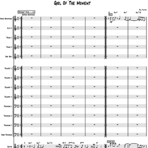 Girl of The Moment big band arrangement by Bill Fulton