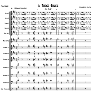 In These Shoes big band arrangement by Bill Fulton