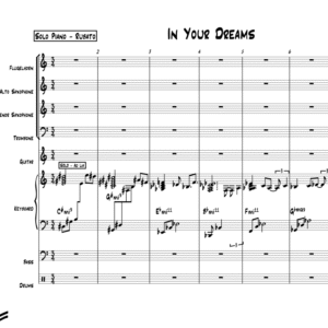 In Your Dreams little big band arrangement by Bill Fulton