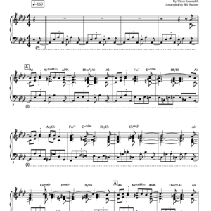 original piano solo arrangements of Linus and Lucy