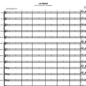 Los Gringos big band arrangement by Bill Fulton