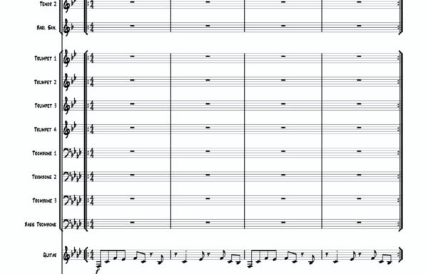 Mode Moods big band arrangement and composition by Bill Fulton pdf