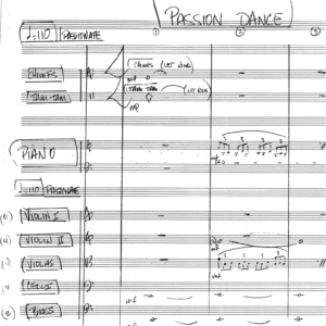 Passion Dance for string orchestra by Bill Fulton