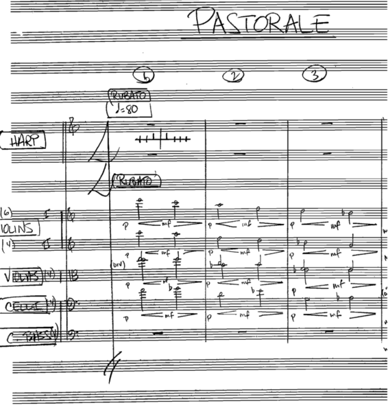 Pastorale orchestral composition by Bill Fulton