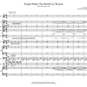 People Make The World Go Round little big band with vocal arrangement by Bill Fulton