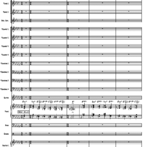 Round Midnight (About 12:00 AM) big band arrangement by Bill Fulton