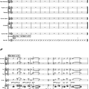 Secrets little big band arrangement by Bill Fulton