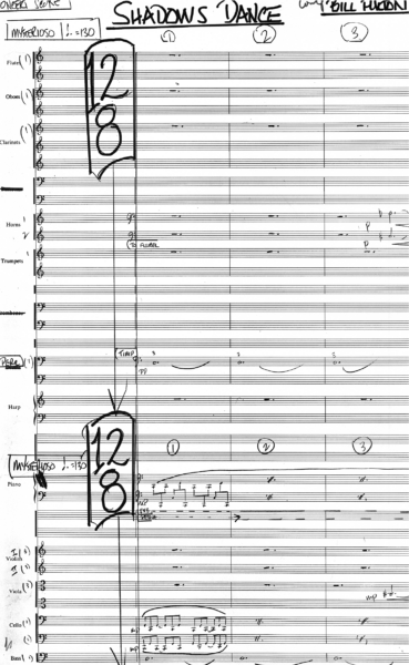 Shadows Dance composition for chamber orchestra by Bill Fulton