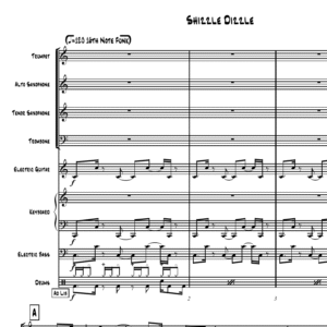 Shizzle Dizzle little big band arrangement by Bill Fulton