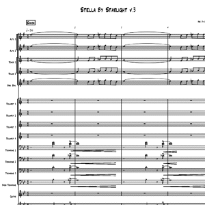 Stella By Starlight big band arrangement by Bill Fulton