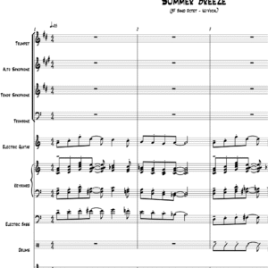 Summer Breeze little big band with vocal arrangement by Bill Fulton