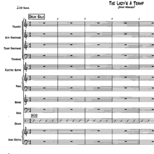 Lady Is A Tramp (The) little big band with vocal arrangement by Bill Fulton
