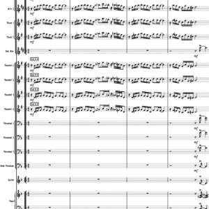 Water Sign big band arrangement by Bill Fulton