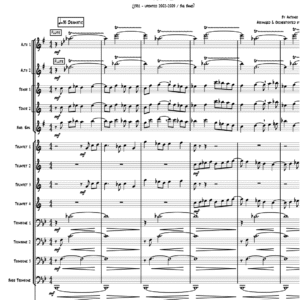 Wave big band arrangement by Bill Fulton