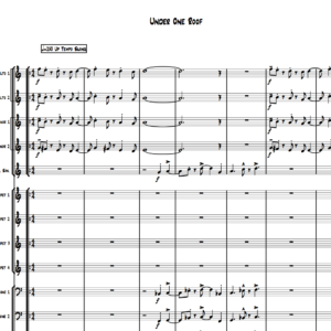Under One Roof big band arrangement by Bill Fulton